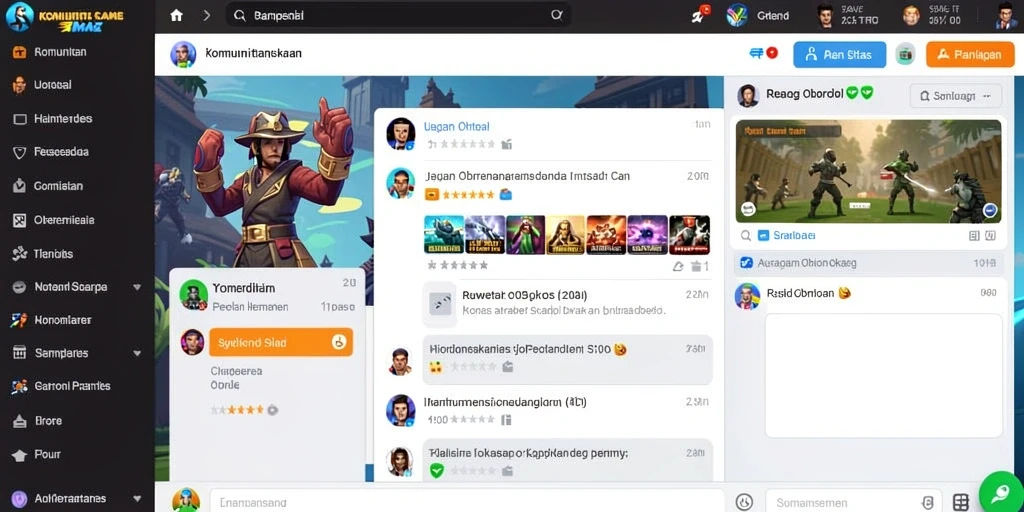 Gambaran antarmuka permainan slot yang memukau.