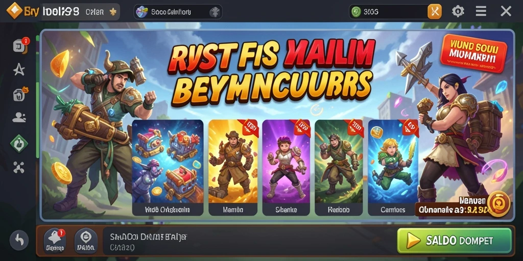Tampilan level yang menakjubkan dan beragam.