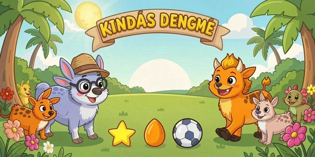 Tampilan awal game yang menarik dan informatif.