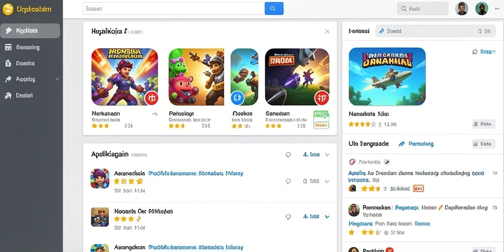 Screenshot menampilkan grafis indah dari level pertama.
