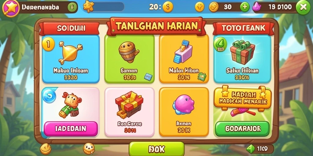 Screenshot menggambarkan petualangan karakter utama yang menegangkan.